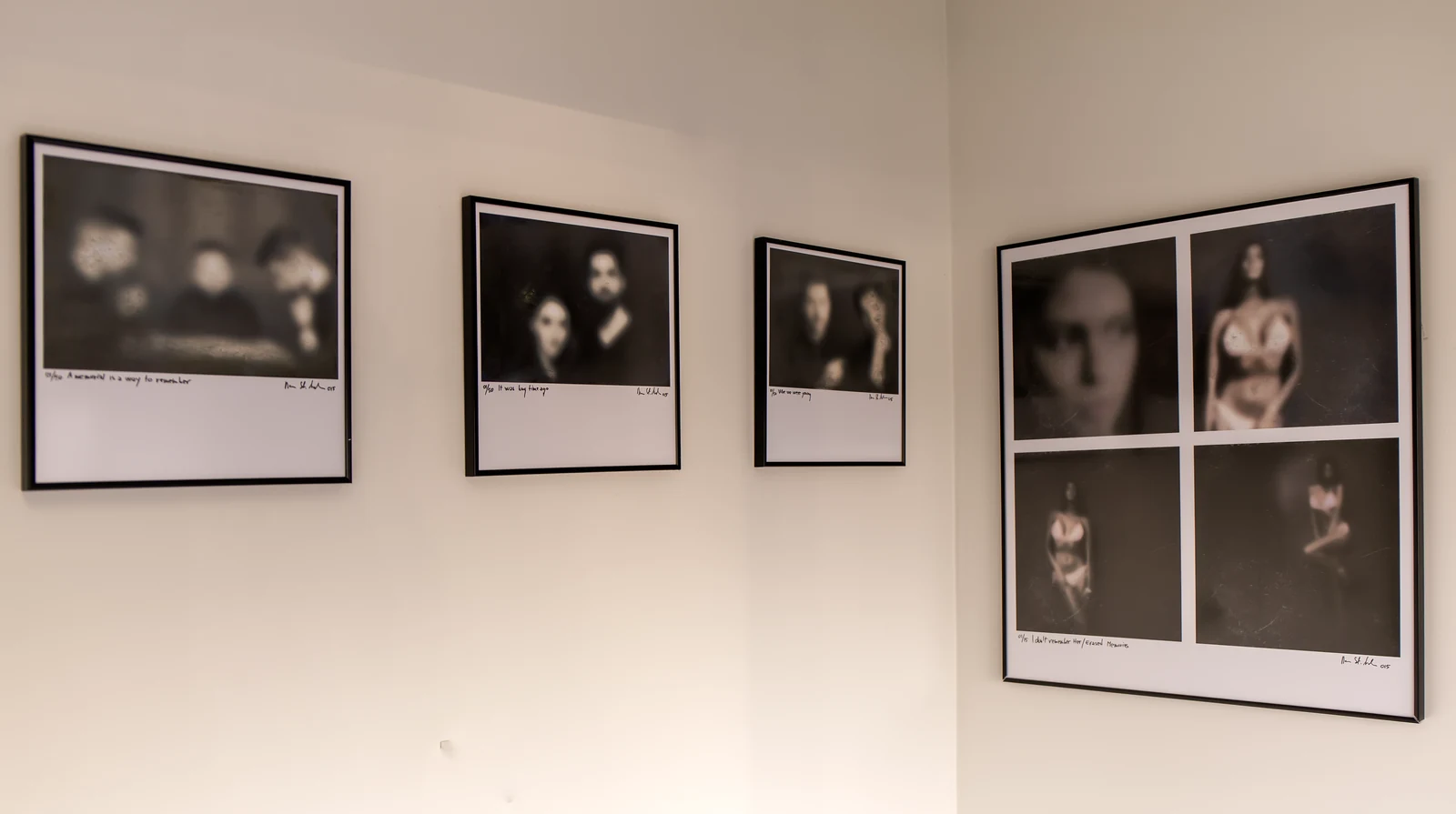 A fixed sequence of limited-edition photographs produced and framed by Conceptiones.