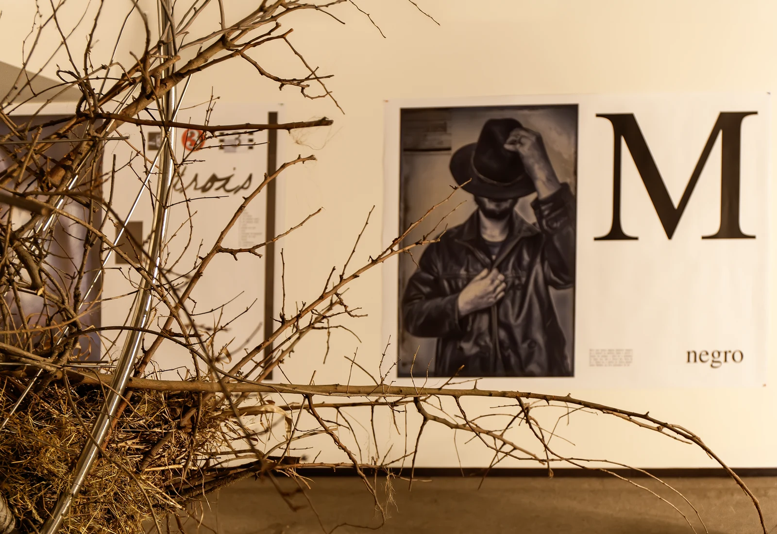 Photography, typography and installation forming a single visual language.