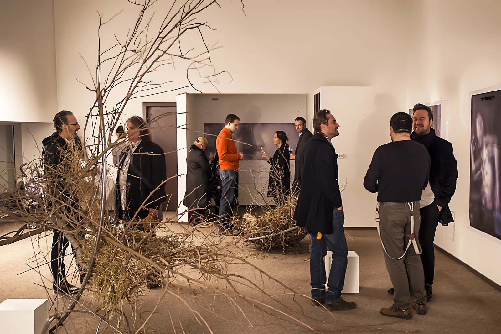 Art becoming part of the cultural meetings and conversations held in the space.